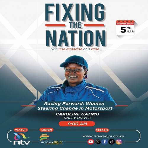 Women Steering Change in Motorsport || Caroline Gatimu || Fixing The Nation episode artwork