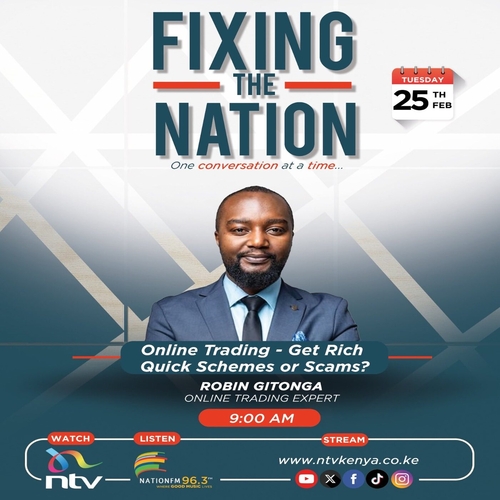 Online Trading - Get Rich Quick Schemes or Scams? || Robin Gitonga || Fixing The Nation episode artwork