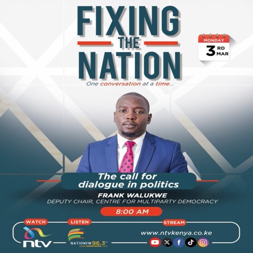 Power of dialogue in shaping Kenya's political future ||  Frank Walukwe || Fixing The Nation episode artwork