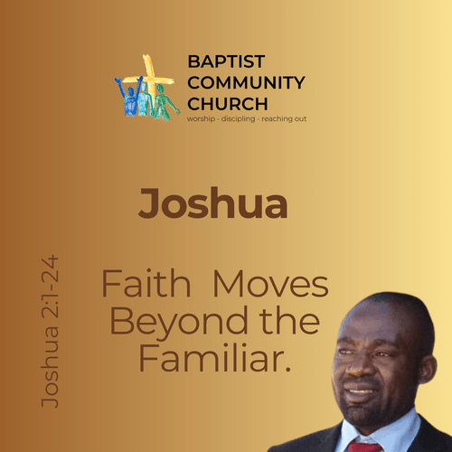 Faith Moves Beyond the Familiar. | Joshua 2:1–24 | Pastor Popolo episode artwork