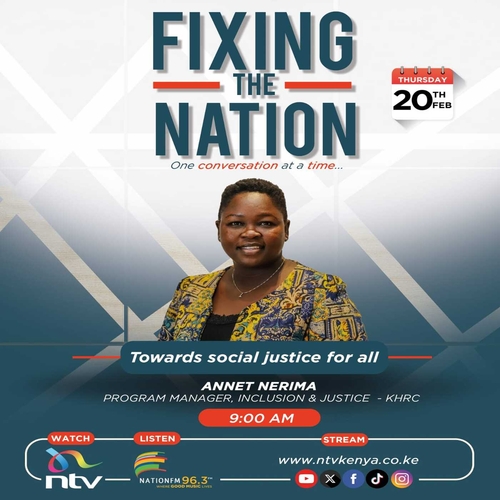 World Day of Social Justice || Annet Nerima || Fixing The Nation episode artwork