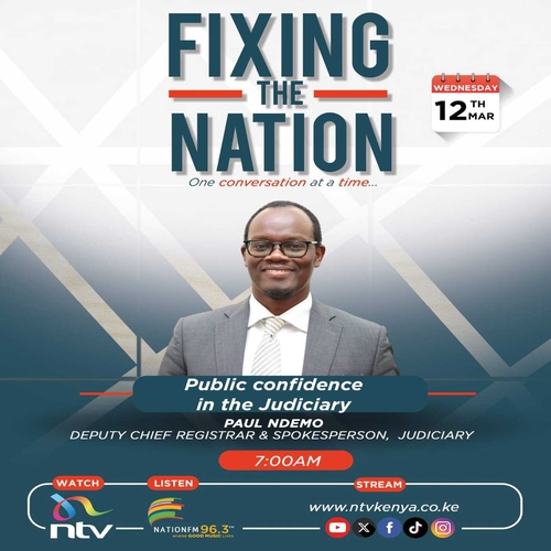 Public confidence in the Judiciary|| Paul Ndemo || Fixing The Nation episode artwork