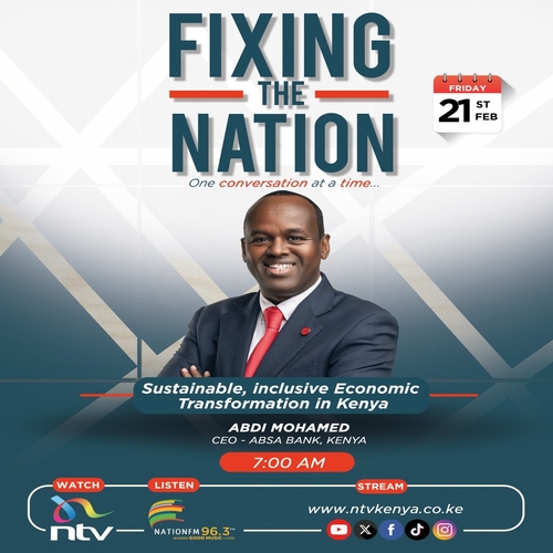 Sustainable, inclusive economic transformation in Kenya|| Abdi Mohamed || || Fixing The Nation episode artwork