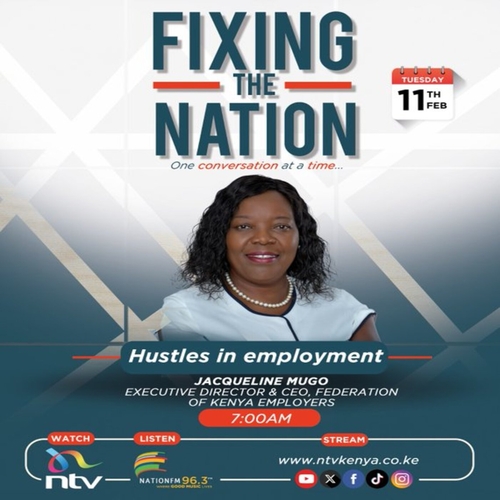 Hustles in employment || Jacqueline Mugo || Fixing The Nation episode artwork