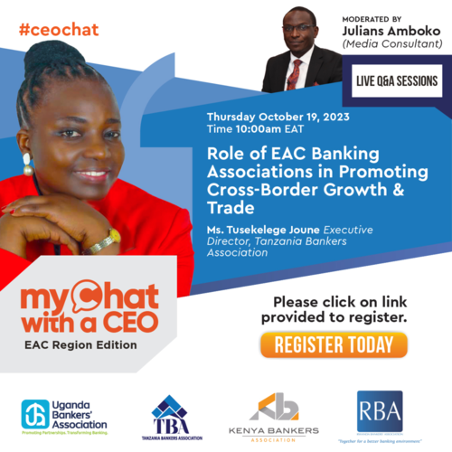 #CEOChat; Tusekelege Joune Executive Director, Tanzania Bankers Association
