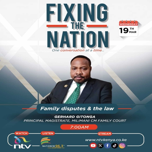 Family disputes & the law || Gerhard Gitonga|| Fixing The Nation episode artwork