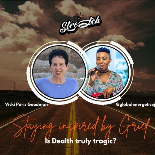 Staying Inspired by Grief with Vicki Paris Goodman episode artwork