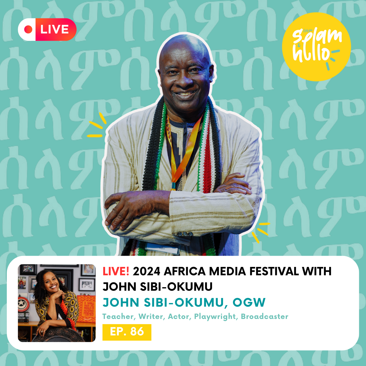 LIVE! 2024 Africa Media Festival with Mwalimu John Sibi-Okumu, OGW